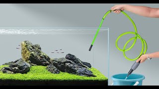 Aquarium Water ChangeBoxtech Fish Tank Vacuum Siphon Water Changer Pump Sand Cleaner [upl. by Wilde176]