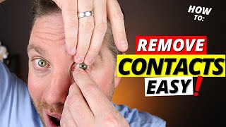 How To Remove Contact Lenses Easily  Best Tips For Beginners [upl. by Rubliw]