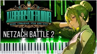 Netzach Battle 2 Library Of Ruina 【 PIANO TUTORIAL 】 [upl. by Ledniahs]