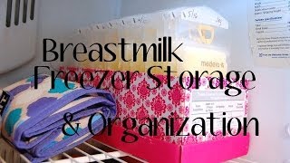 My Breast Milk Freezer Storage  Organization [upl. by Assenyl]