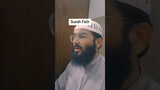 Surah fatir Umer Baseer  ytshorts quran trending [upl. by Refynnej]