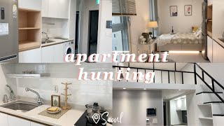 apartment hunting in korea 🇰🇷🏠  studios in seoul with prices [upl. by Artenehs]