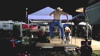 Drunk Redneck Dances Himself Off the Table [upl. by Voletta]