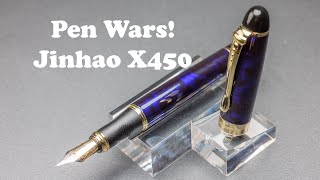 Jinhao X450 Fountain Pen Review  Pen Wars [upl. by Jackquelin]