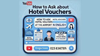 96⏰How to Ask About Hotel Vouchers at the Airport in English [upl. by Remliw]