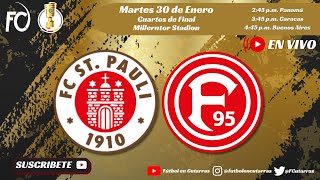 FC St Pauli VS Fortuna Düsseldorf  DFBPOKAL Cuartos de Final [upl. by Ahseiyt]