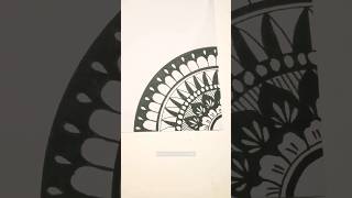 Easy Mandala Art for BeginnersMandala Drawingshorts mandala art trending [upl. by Schoening]