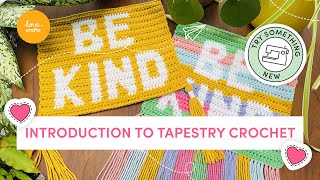 Introduction to tapestry crochet [upl. by Waller]