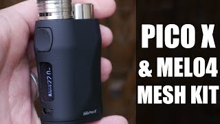 ELeaf iStick Pico X amp Melo 4 Mesh  Quick Look [upl. by Elka]