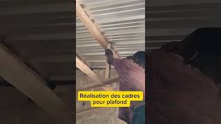 Réalisation des cadres pour plafond comment réaliser les cadres plafond [upl. by Acemat]