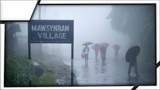 The wettest place on earth  Mawsynram India [upl. by Assirahc]