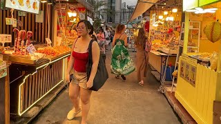 🇹🇭 Central RAMA 9 and JODD FAIR Night Market at 6pm  Walking Tour 4K HDR [upl. by Omland]