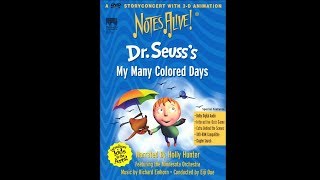 Notes Alive  Dr Seuss’ My Many Colored Days 1999 [upl. by Laehcimaj]