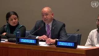 COARE addresses the UN Ocean Conference 2020 Preparatory Meeting [upl. by Alleuol]