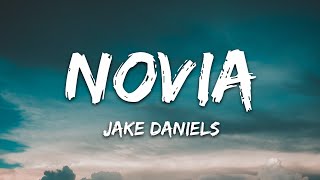 Jake Daniels  Novia Lyrics [upl. by Yacano]