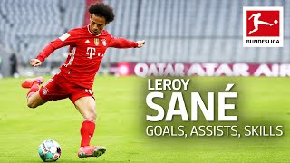 Best of Leroy Sané  Best Goals Assists Skills amp Moments [upl. by Elbam]