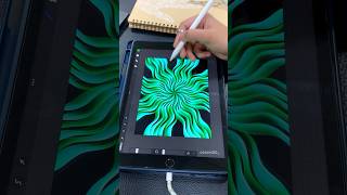 💚🩵💚✨ beautiful art satisfying procreate youtubeshorts drawing mandalaart [upl. by Fromma481]