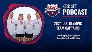 Ryan Murphy Katie Ledecky Abbey Weitzeil amp Nic Fink Discuss the Paris Olympics  Kick Set Podcast [upl. by Nus72]