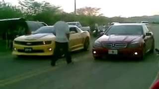 Chevrolet Camaro SS vs Mercedes Benz C63 AMG [upl. by Avlasor]