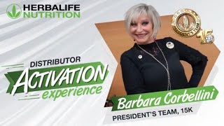 Distributor Activation Experience  Herbalife  Barbara Corbellini [upl. by Terej72]