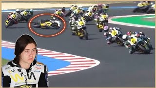 Horrific Crash at WorldWCR🚨Jessica Howden Rushed to Hospital Misano Crash😱 [upl. by Enair]