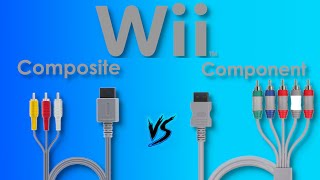 Nintendo Wii Component vs Composite Cables Comparison  Pt2 [upl. by Kile]