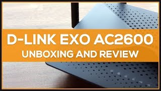 DLink EXO AC2600 Wireless Router  Unboxing amp Review [upl. by Adnirol]