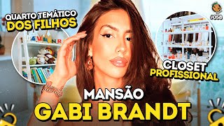 FIZEMOS UM TOUR PELO APARTAMENTO DE LUXO DA GABI BRANDT  Podpah Visita 58 [upl. by Algar]