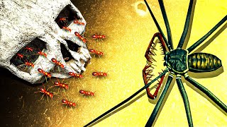 Skull ARMY ANTS vs Giant Spider in Empires of the Undergrowth [upl. by Ricki]