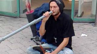 Didgeridoo Man in Hamburg Germany [upl. by Yerac]