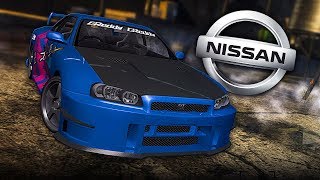 NFS Most Wanted  Nissan Skyline GTR R34 Mod Tuning amp Gameplay 1440p60 [upl. by Dearr]