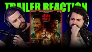 VIKRAM VEDHA TRAILER REACTION [upl. by Palestine]