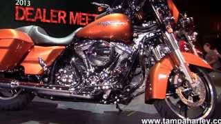 2014 Harley Davidson Motorcycle Models Introduced new colors  Denver CO USA [upl. by Yacov]