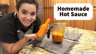 Easiest Homemade Hot Sauce You Will LOVE [upl. by Eidderf]