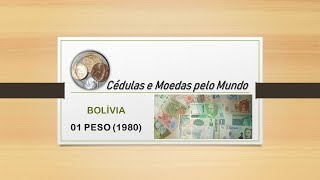 Bolívia  1 peso  1980 [upl. by Adnouqal]