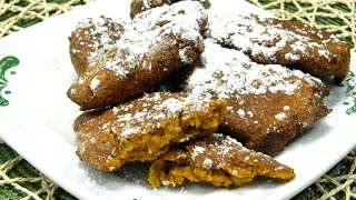 How to make Barriguitas de Vieja or Tortitas de Calabaza Pumpkin Fritters [upl. by Chandless]