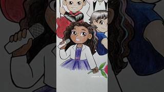 Drawing Julie and the Phantoms julieandthephantoms netflix fanart [upl. by Reyotal556]