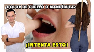 ¿Tienes dolor de cuello o mandíbula Intenta estos 8 ejercicios ¡Sin salir de casa [upl. by Elokcin]