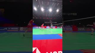 Viktor Axelsen vs 🇯🇵YTanaka  Denmark Open 2024 axelsen badmintonlovers badminton [upl. by Kazmirci]