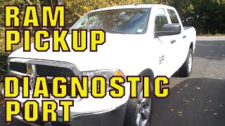 Ram Pickup diagnostic port location [upl. by Nairoc]