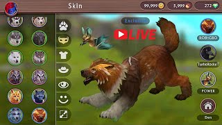 🔴 LIVE  WildCraft New Skin Wolf  Season 5  Daily Tasks Weekly amp The Wolf Event Hunt [upl. by Heng639]