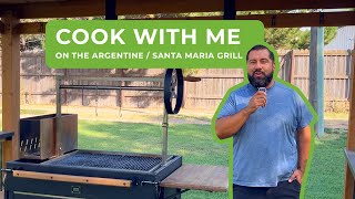 Cook with Me on the Backyard Discovery Premium Argentine  Santa Maria Grill [upl. by Osborne]