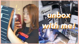 UNBOX merch with me ft SM Global Shop SuperM NCT [upl. by Plumbo]