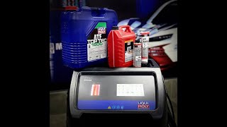 PILNAS APARATINIS TRANSMISIJOS ALYVOS KEITIMAS  AUDI Q7 TR60SN  Liqui Moly Gear Tronic III [upl. by Auqemahs204]