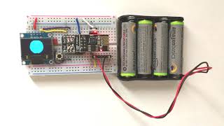 MicroPython ESP01 quot096quot OLED display test [upl. by Darda]