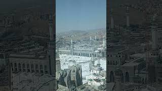 Kaaba view from my room hotel Swiss al maqam 33 floor kaaba kaabasharif viralvideo trending [upl. by Aihcela]