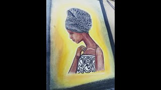 African art timelapse [upl. by Nit389]