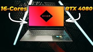 SHOCKING 😲 This LAPTOP is more POWERFUL than my TOWER PC 👉 HP OMEN 16 i7 13700HX  RTX 4080 [upl. by Meurer666]