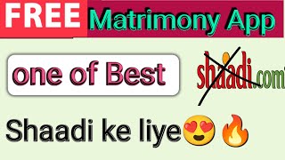 Free Matrimony App Kaun Sa Hai  Jeevansathi app free chat kaise kare [upl. by Harv]