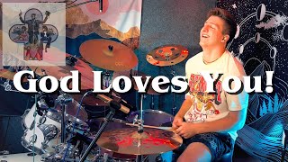 Im Scaring The Hoes Again  God Loves You Drum Cover [upl. by Thedrick]